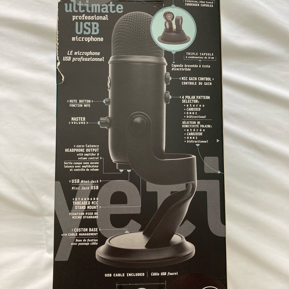 Yeti Blackout Recording Microphone Bundle! - Picture 3 of 5